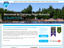 Tablet Screenshot of campingplagemckenzie.com